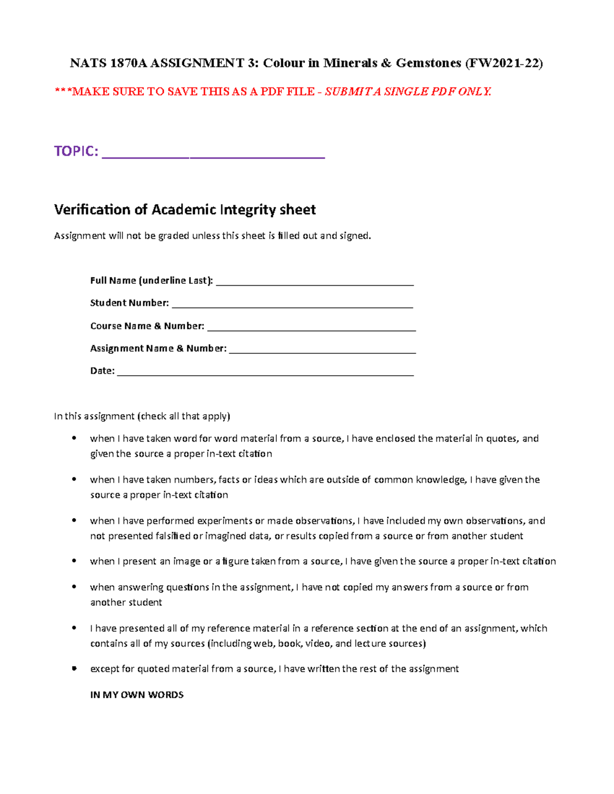 1870A Assignment 3 Template - NATS 1870A ASSIGNMENT 3: Colour in ...