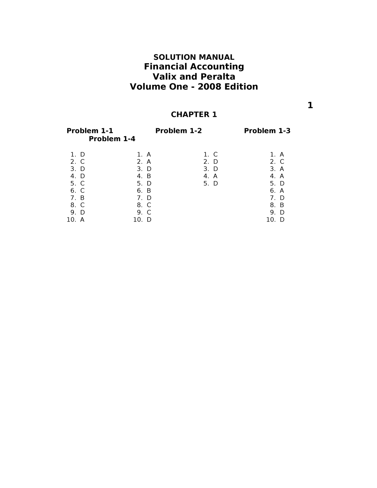 Pdfcoffee - File - SOLUTION MANUAL Financial Accounting Valix And ...