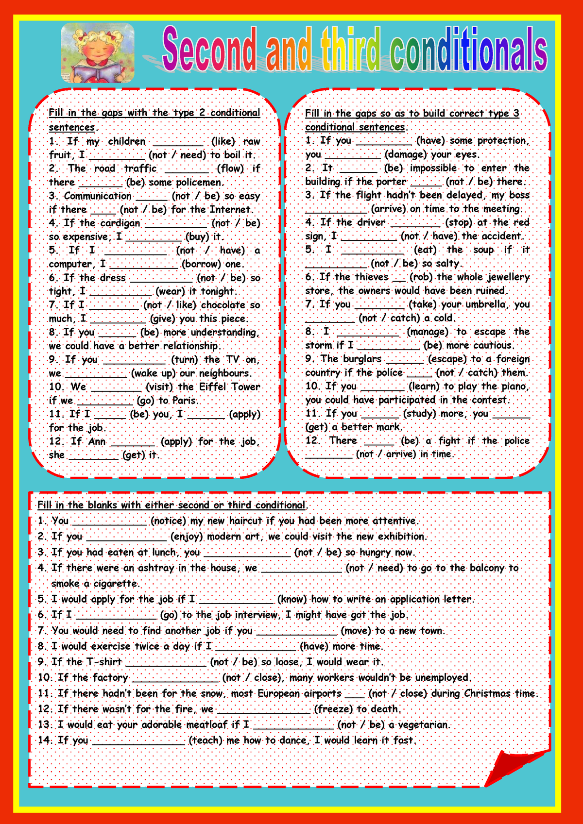 second-and-third-conditionals-fill-in-the-gaps-with-the-type-2