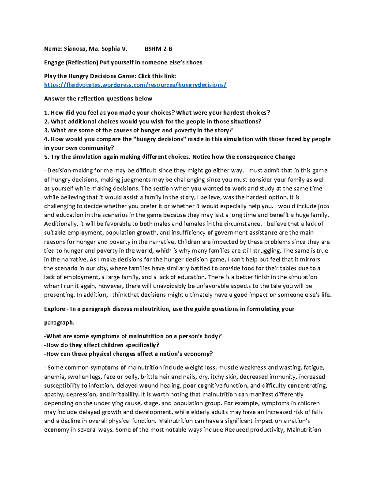 TERM6-Major-Output-Activity- Module 2 ENV-SCI L 6 FOOD-and- Hunger ...