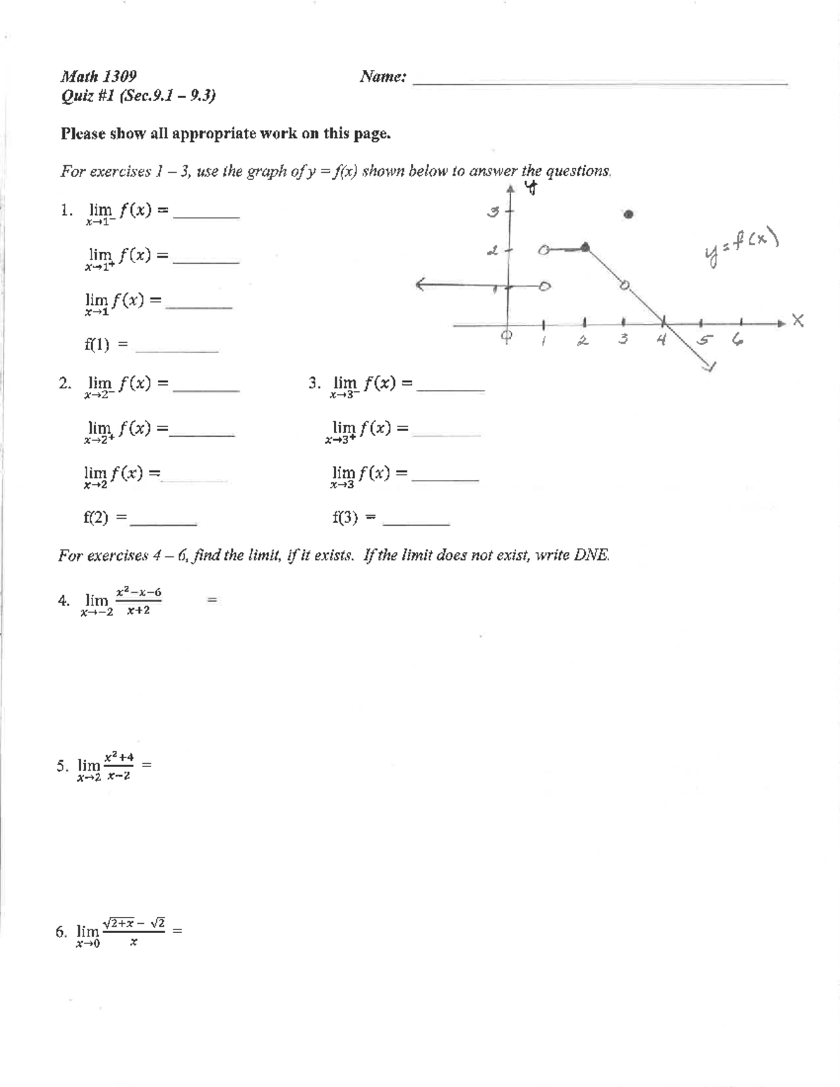 creating a business plan math quiz