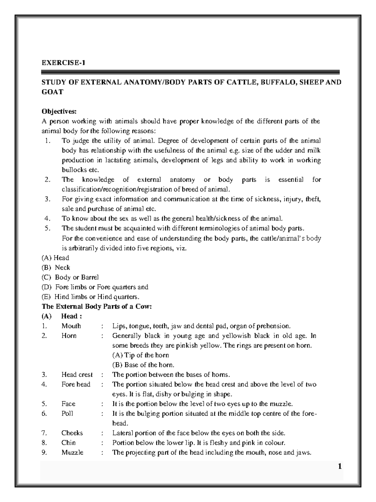 1609411318 LPM5............anatomy external parts of livestock