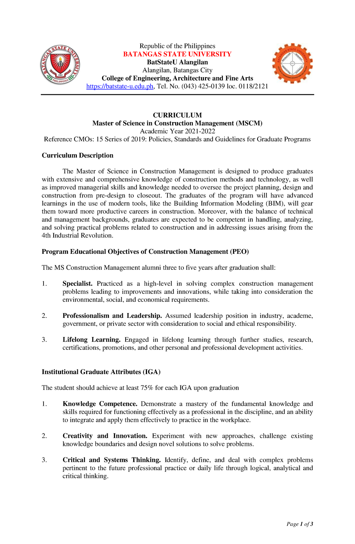 construction management thesis topics philippines