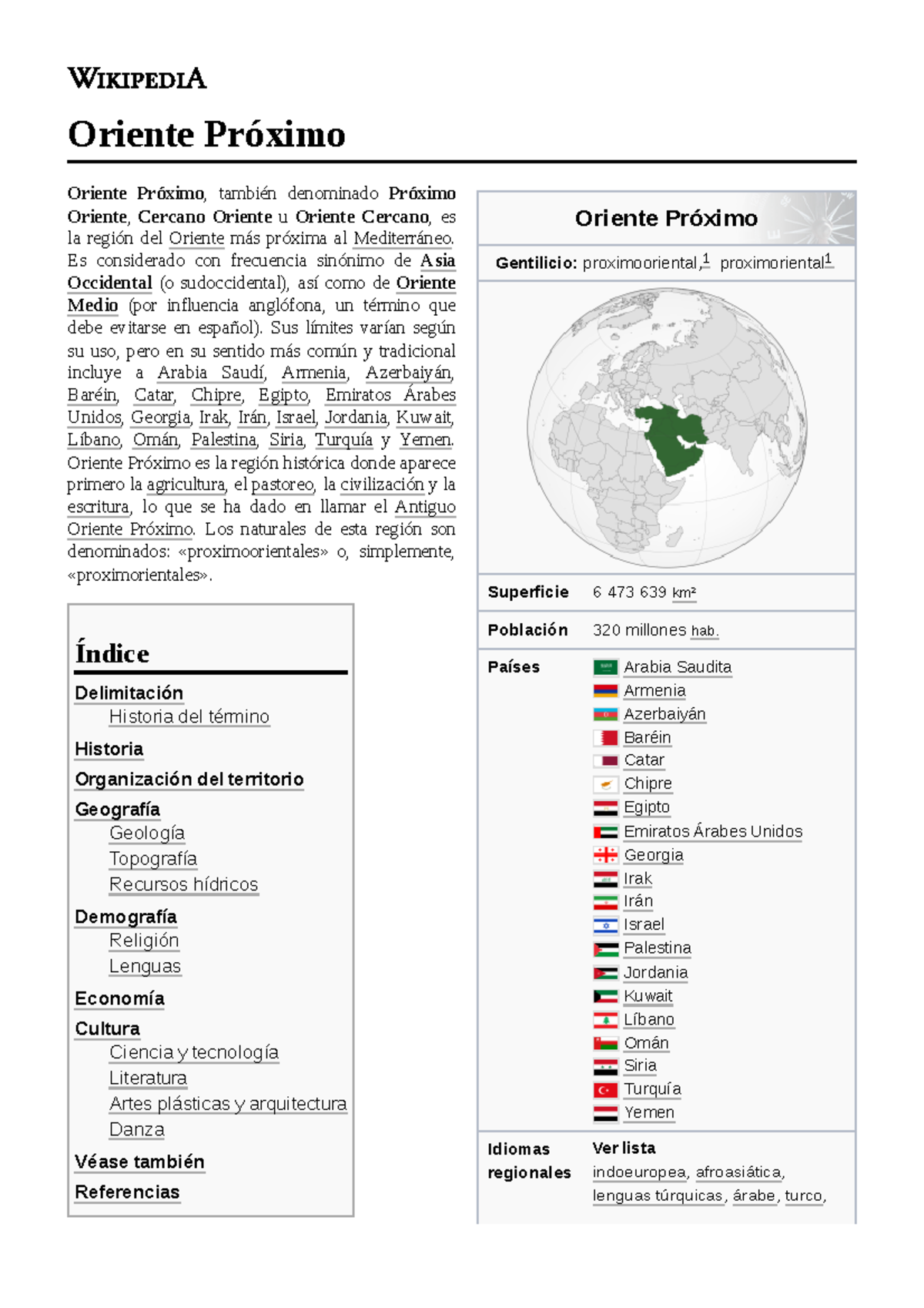 Oriente Próximo tarea Oriente Próximo Gentilicio proximooriental