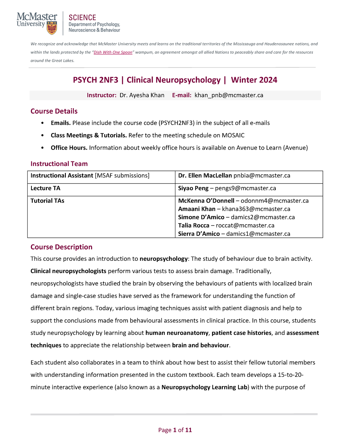 Psych 2NF3 Course Outline Winter 2024 We Recognize And Acknowledge   Thumb 1200 1553 