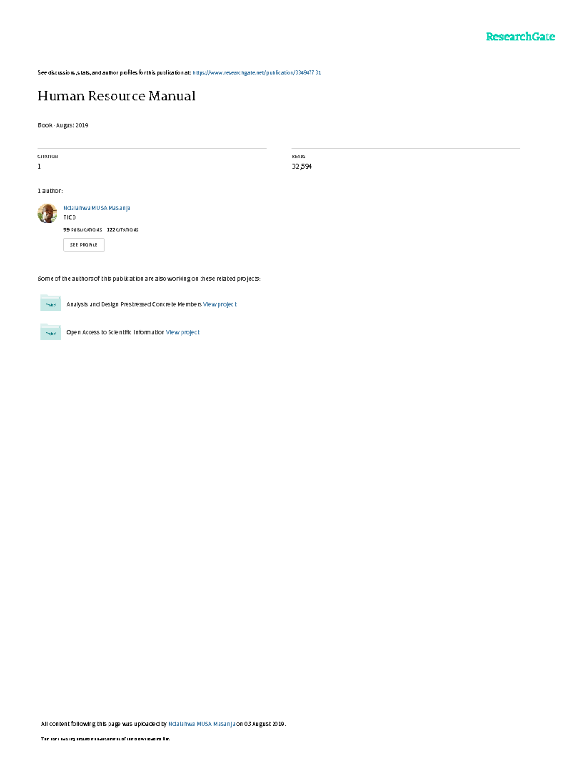 Human Resource Book Preview - See discussions, stats, and author ...