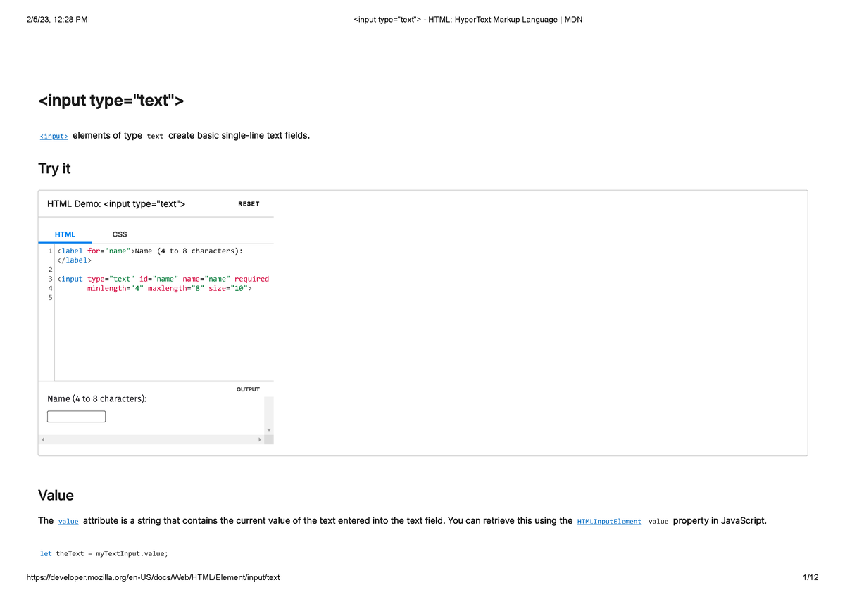 Text HTML Hyper Text Markup Language MDN - Elements Of Type Text Create ...