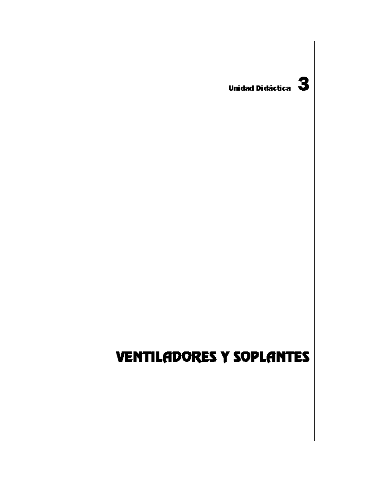 03 - Ventiladores Industriales - Máquinas Hidráulicas - Unidad ...