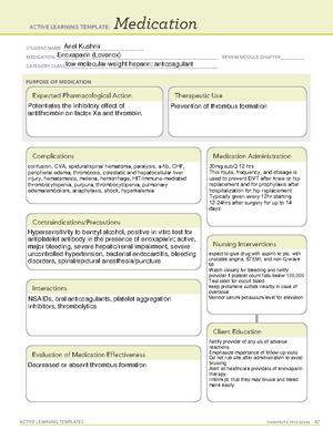 enoxaparin antidote