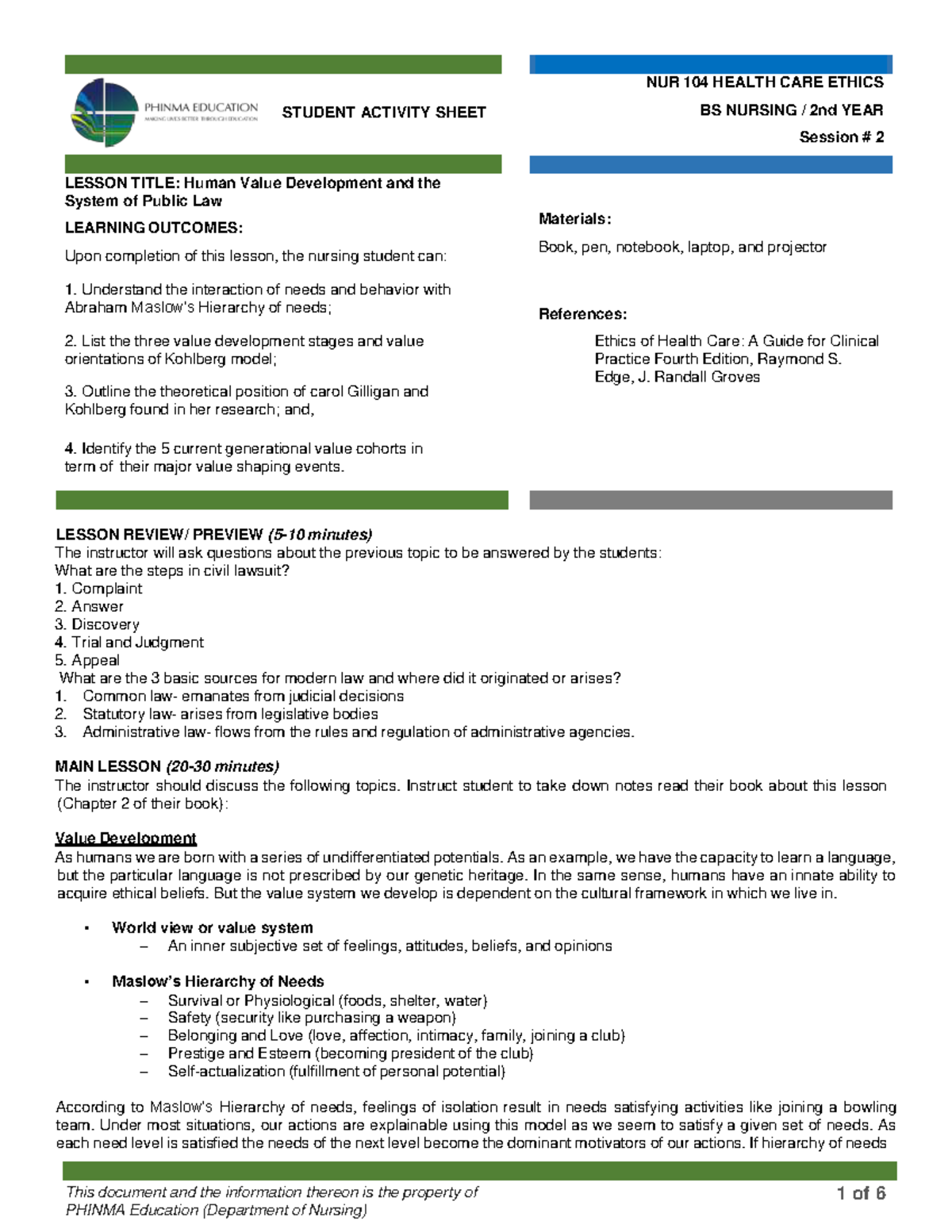 Bioethics 2 Hshdgshgdhs This Document And The Information Thereon