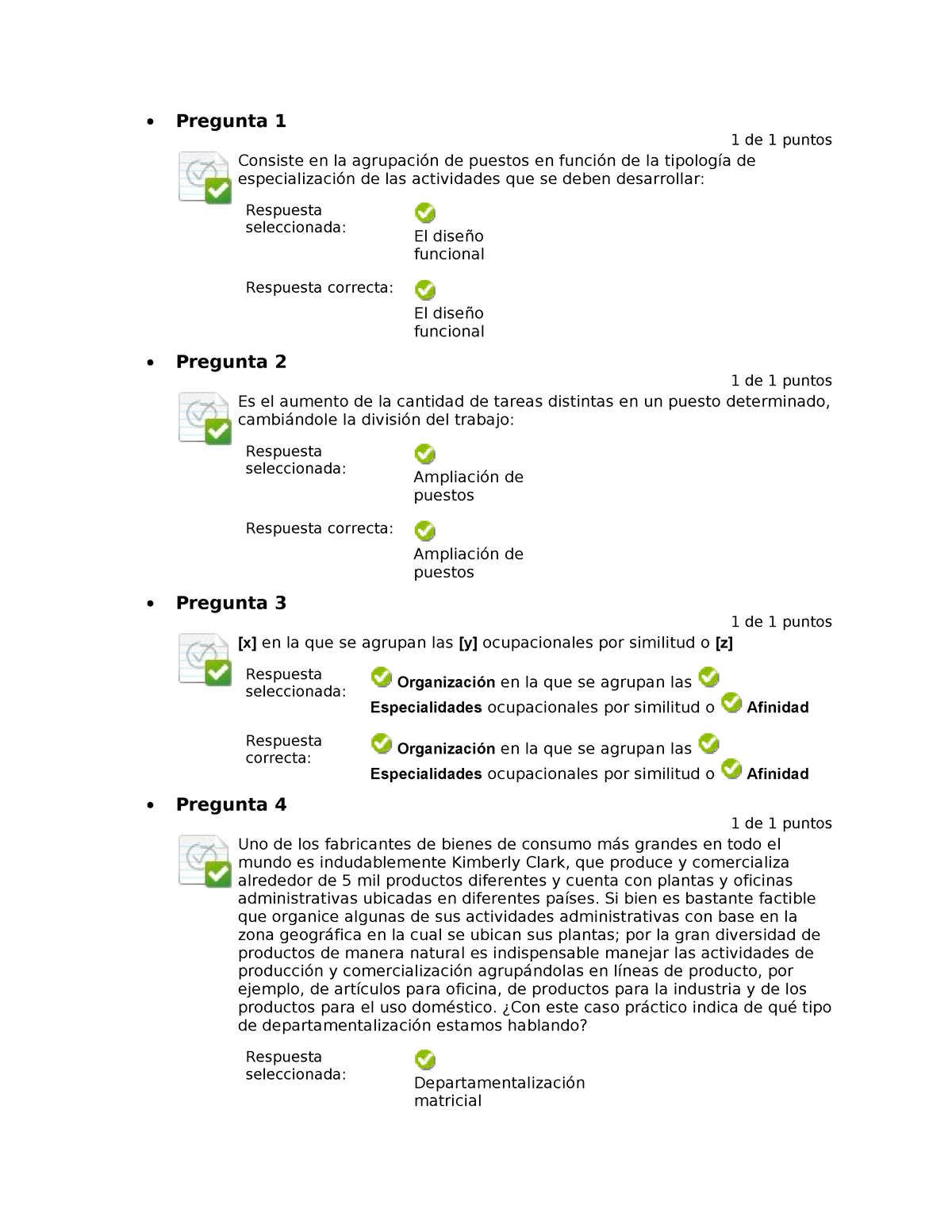 Automatizada Procesos Organizacionales - Pregunta 1 1 De 1 Puntos ...