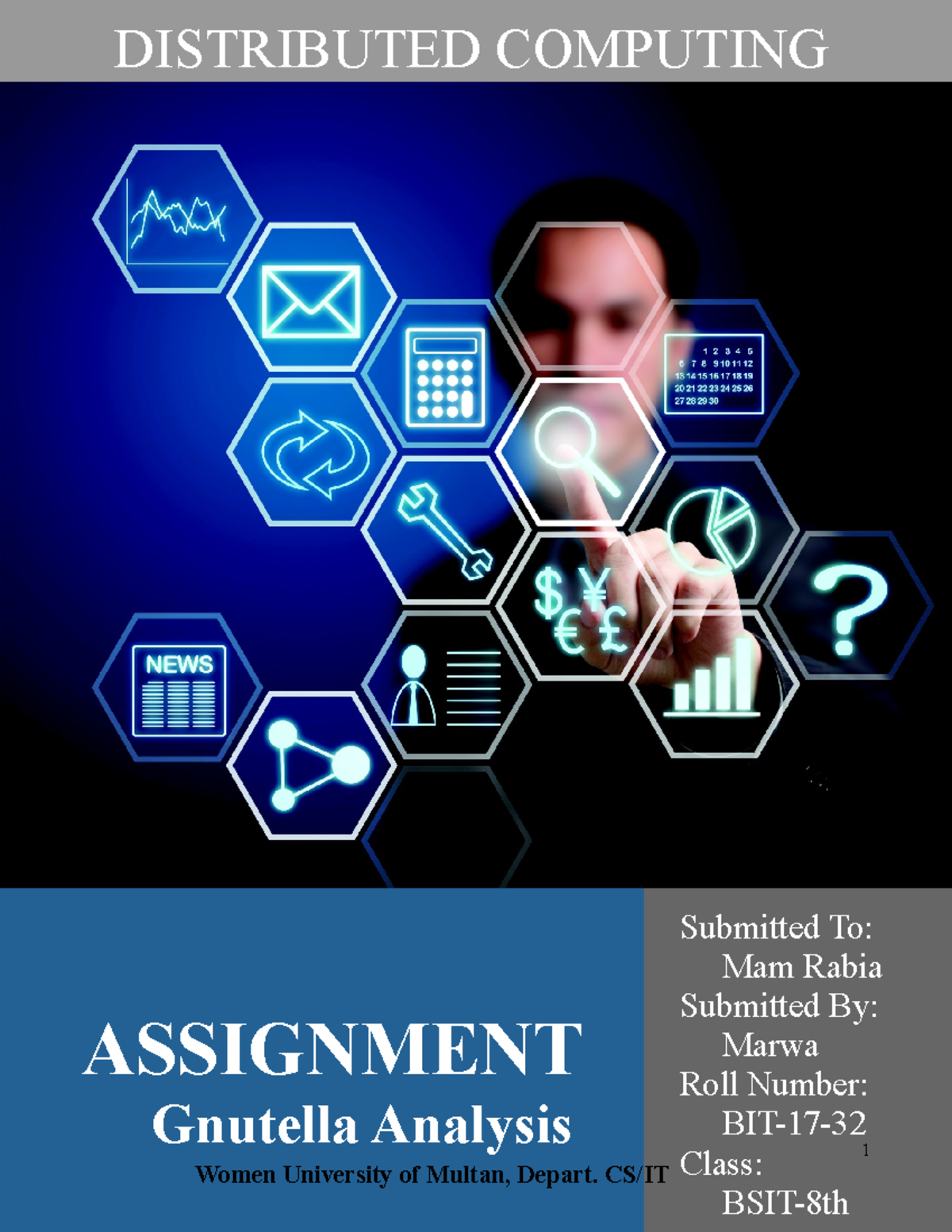 DC assig 2- marwa Rno - 1 DISTRIBUTED COMPUTING Submitted To: Mam Rabia ...