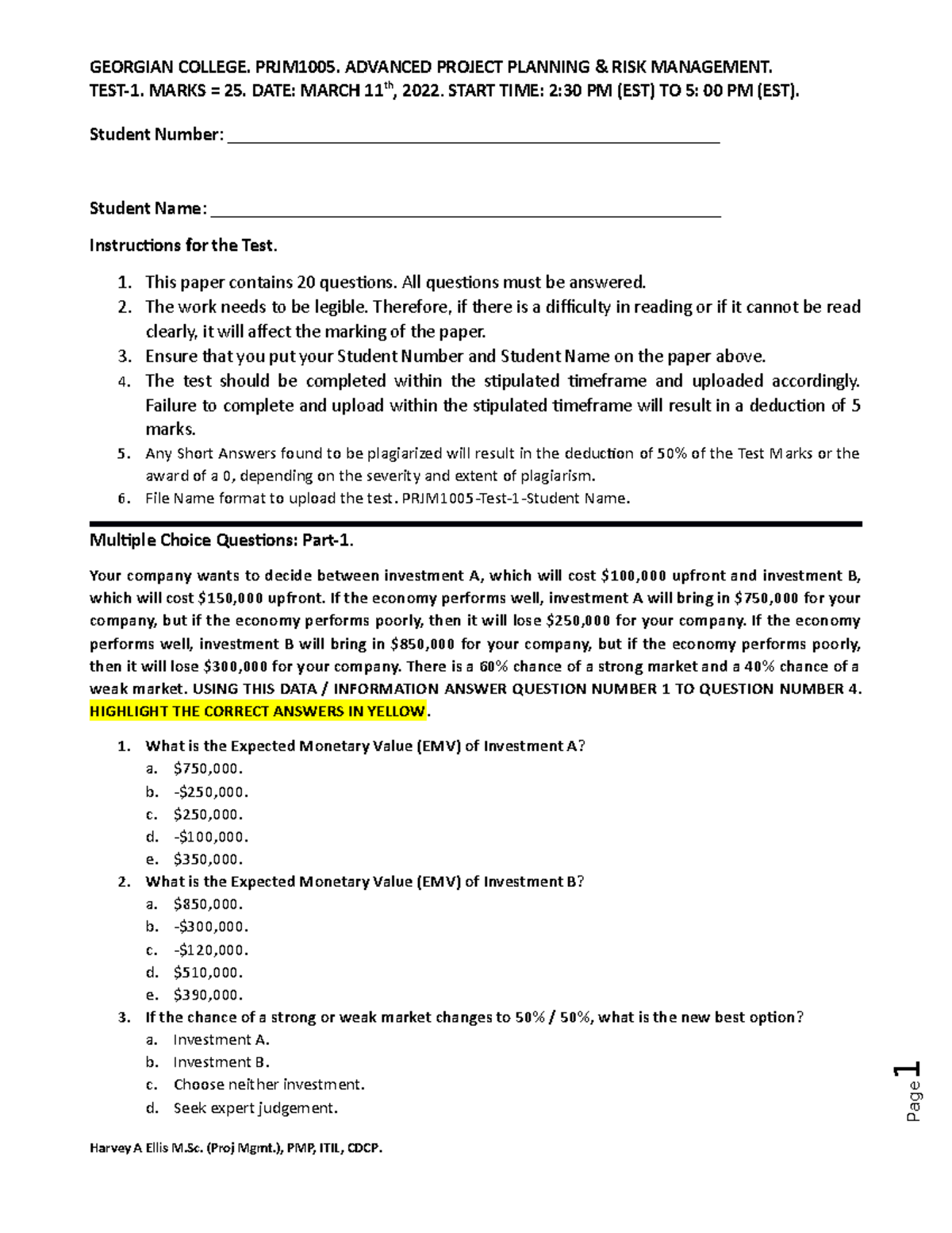 ces 1005 problem solving post test