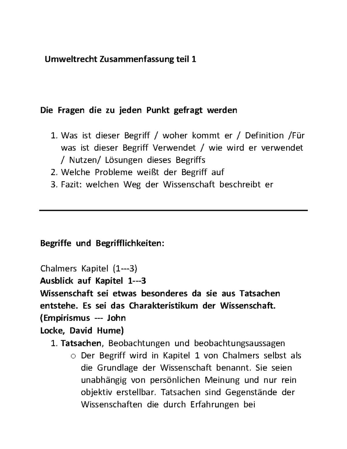 Faust 1 Teil Zusammenfassung Umweltrecht Zusammenfassung teil 1 - Es sei das Charakteristikum der