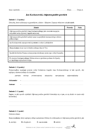 Kartkowka - Ewolucja Zycia - Lekcje 1 2 3 Test Z Widoczna Punktacja ...