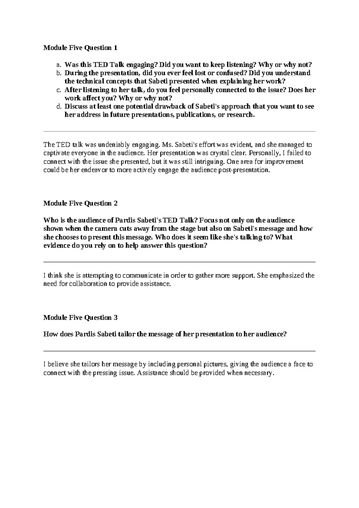 SCS 200 Applied Social Sciences Module 5 - Module Five Question 1 a ...