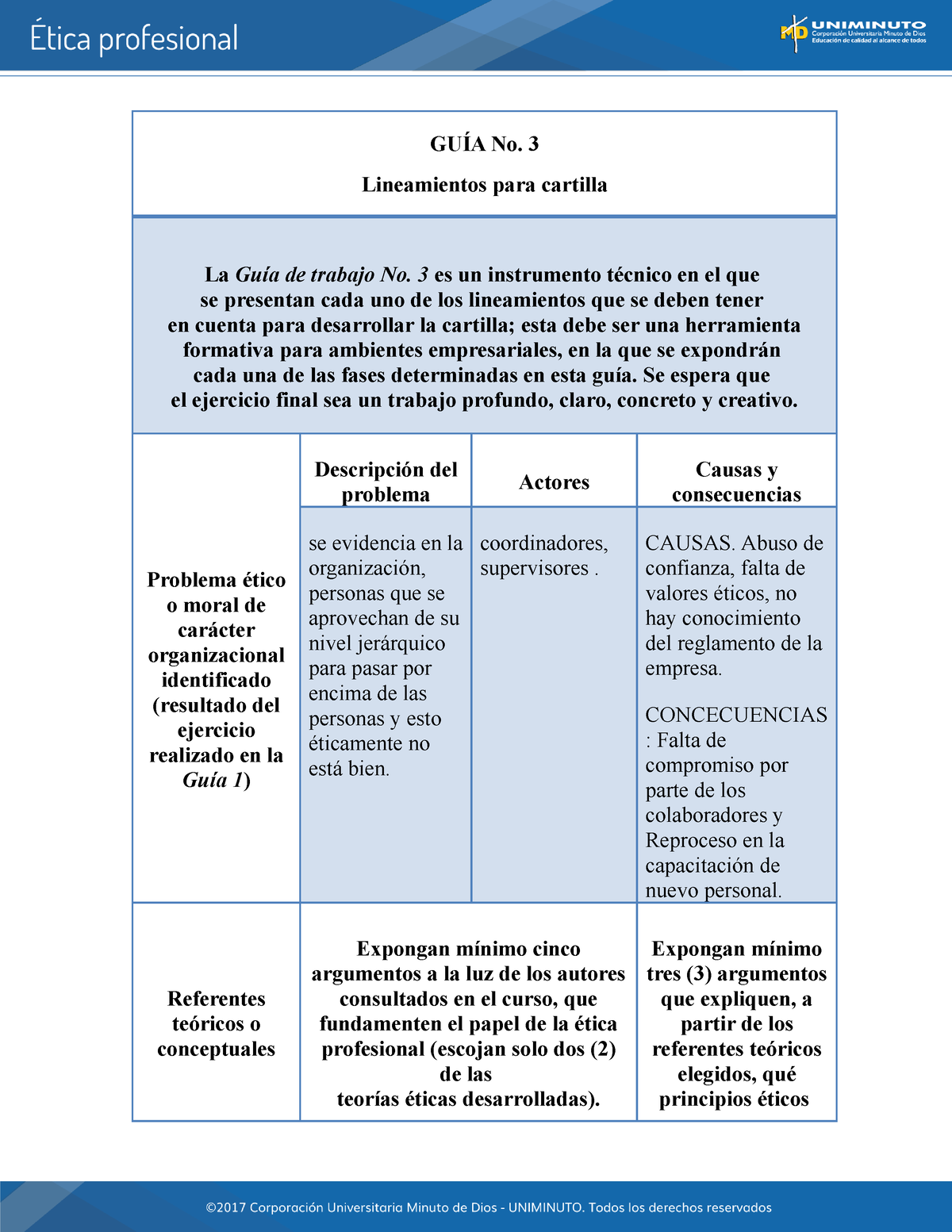 Cartilla GuÍa No 3 Lineamientos Para Cartilla La Guía De Trabajo No 3 Es Un Instrumento 0742