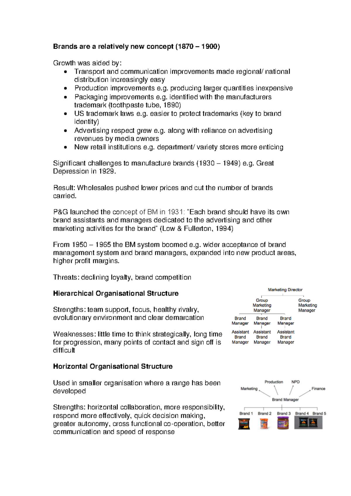 Notes - Lecture - Brand Management (2) - Brands are a relatively new ...