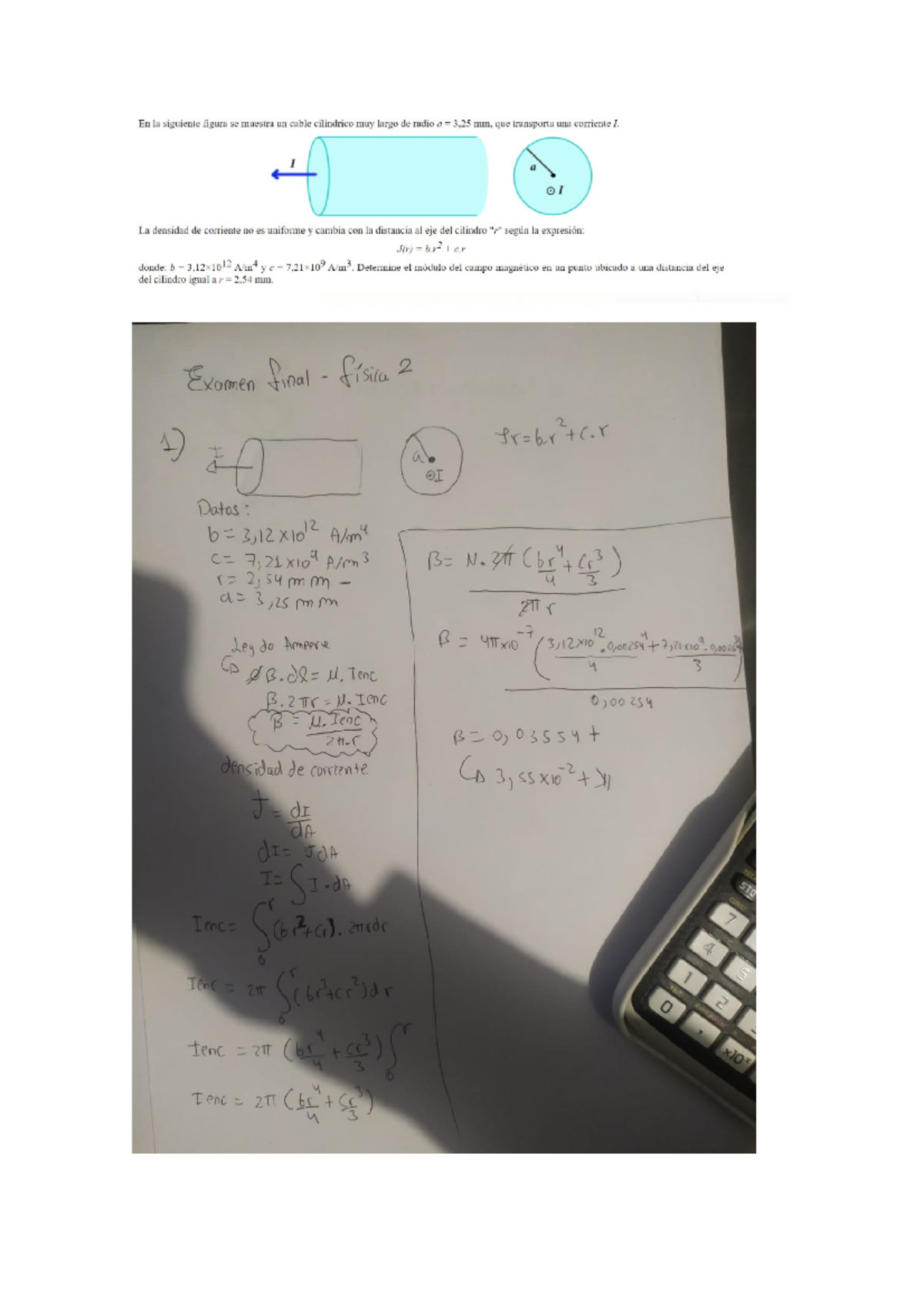 Examen Final Fisica 2 - Física 2 - Studocu