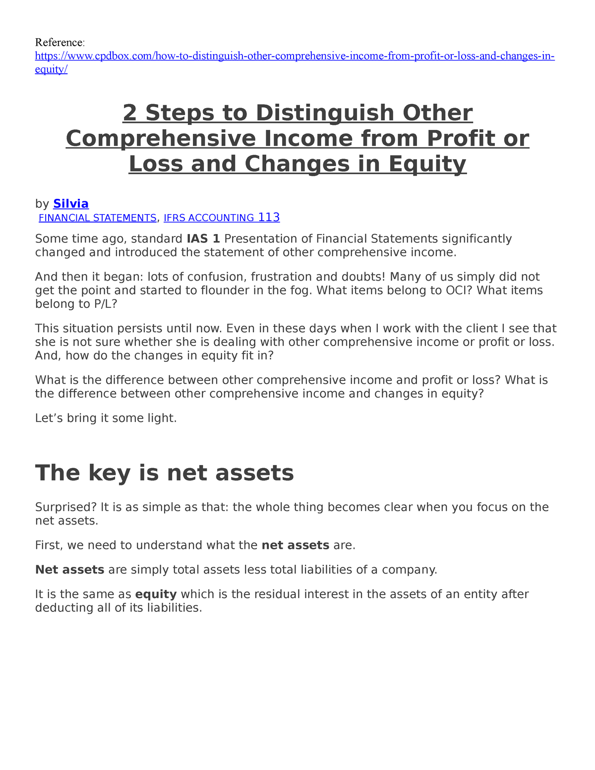 2-steps-to-distinguish-other-comprehensive-income-from-profit-or-loss