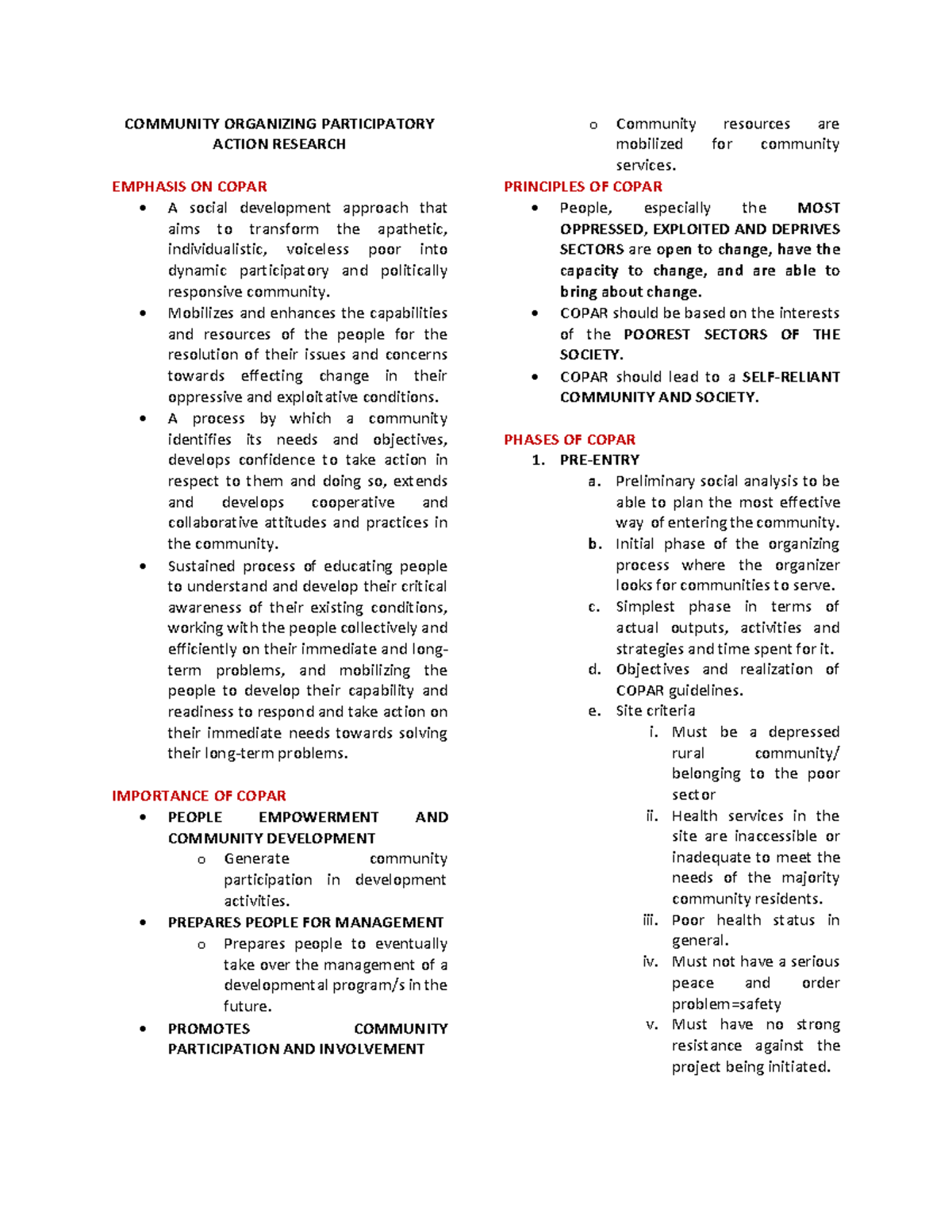 Copar-ORAL REV - THIS IS HELPFUL BECAUSE OF ITS COMPREHENSIVENESS ...