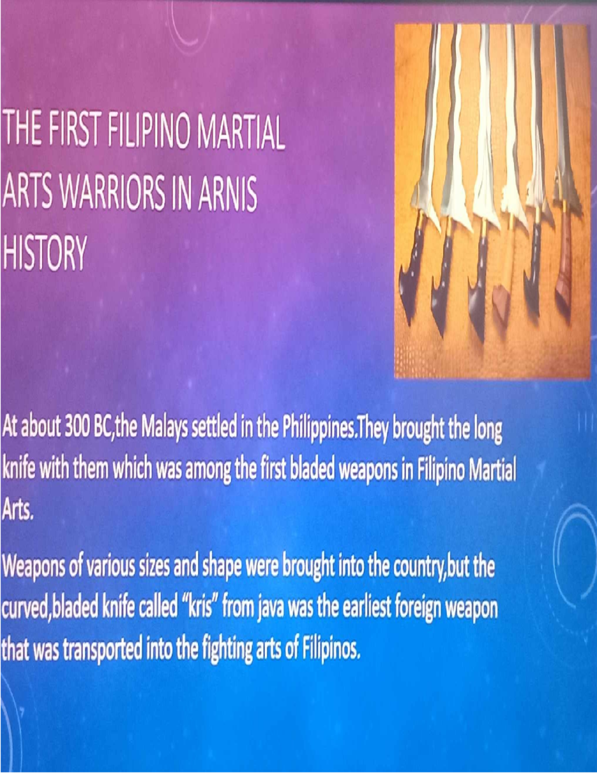 4-ap - Picture given for Problems - THE FIRST FILIPINO MARTIAL ARTS ...