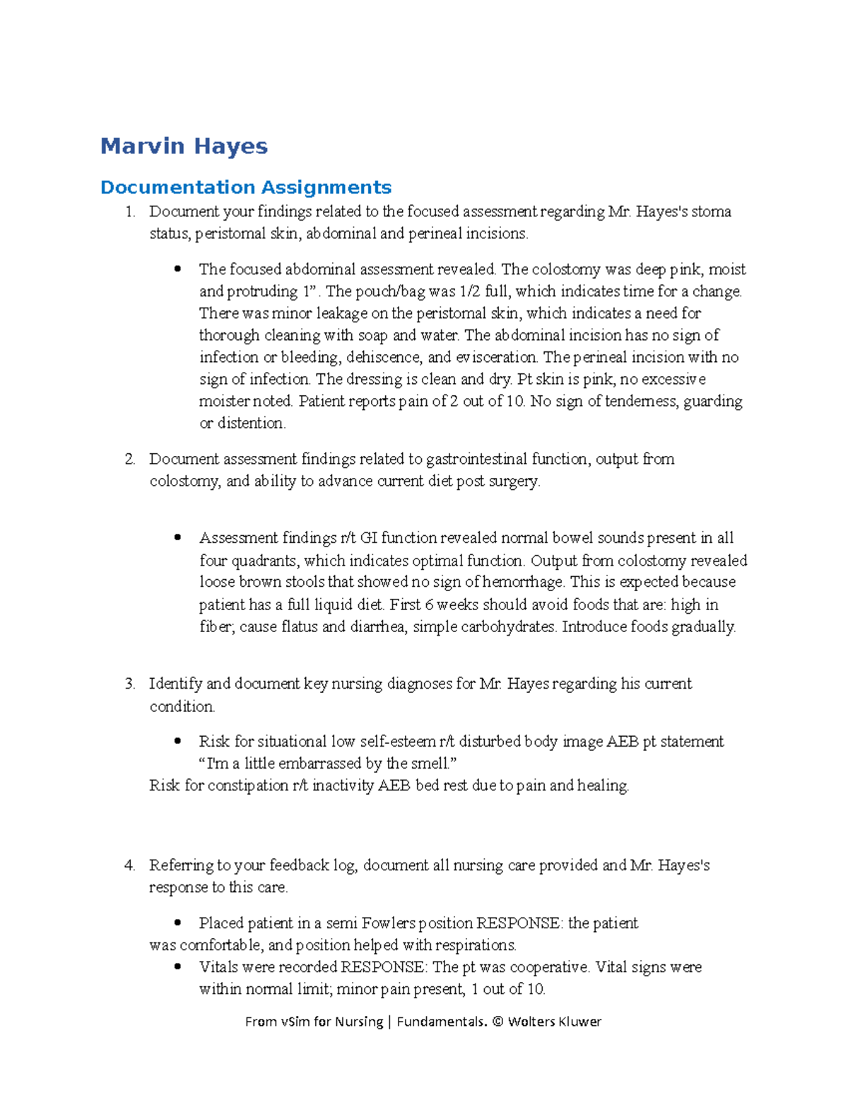 Marvin DA - n/a - Marvin Hayes Documentation Assignments Document your ...