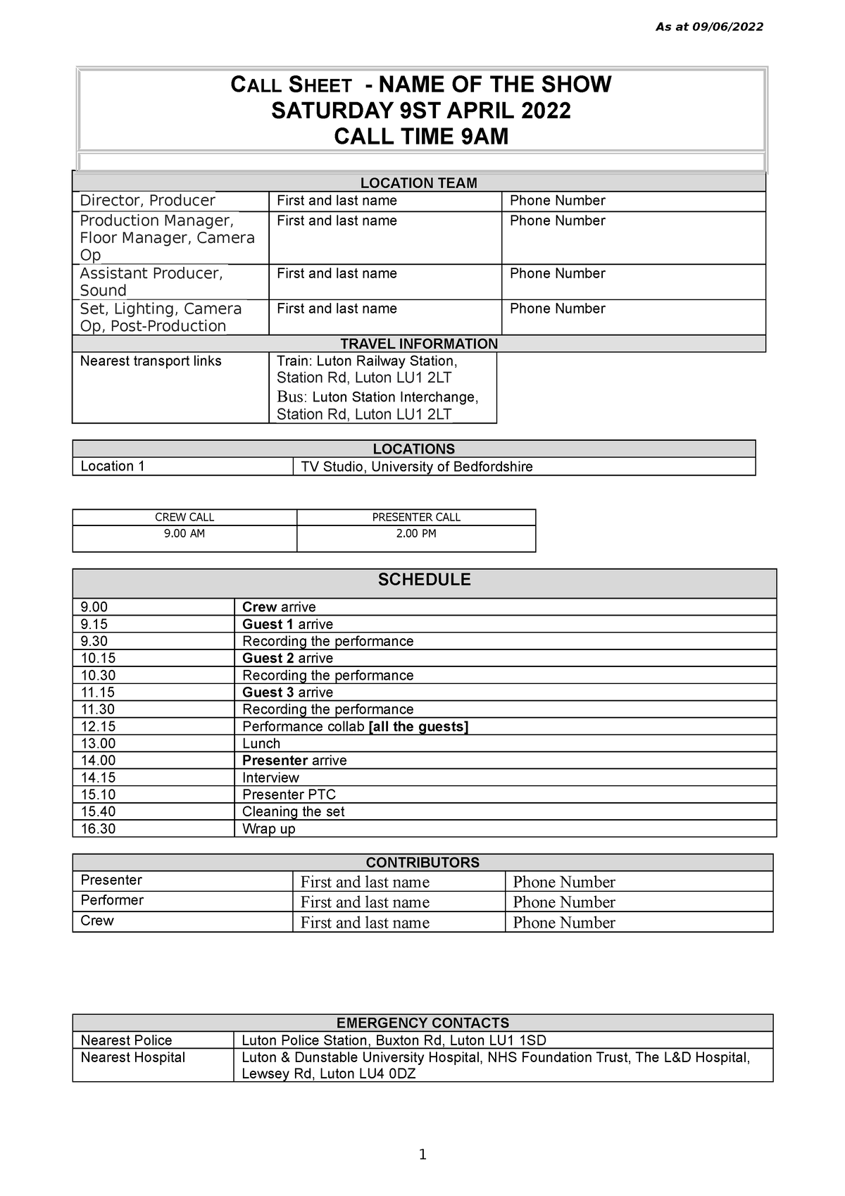 call-sheet-09-as-at-09-06-call-sheet-name-of-the-show-saturday-9st