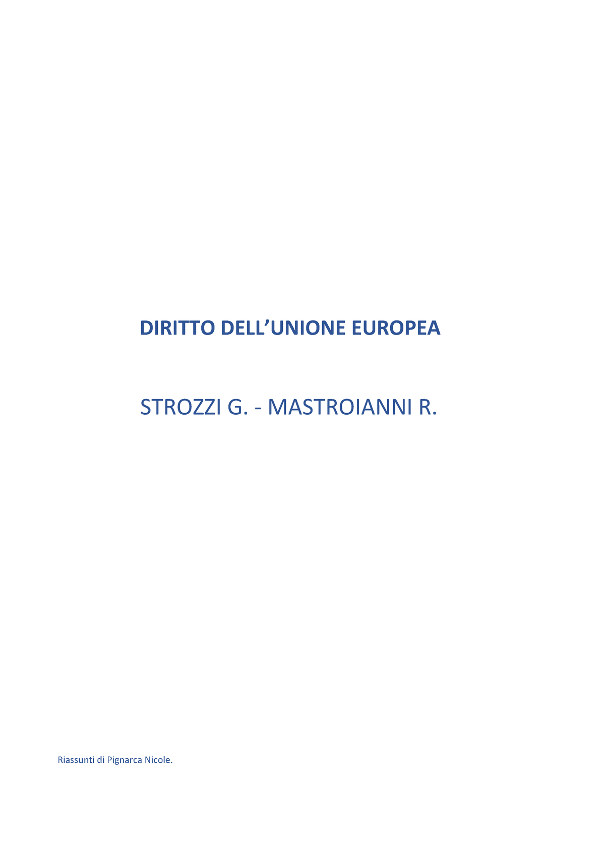 strozzi-mastroianni-di-nicole-pignarca-diritto-dell-unione-europea