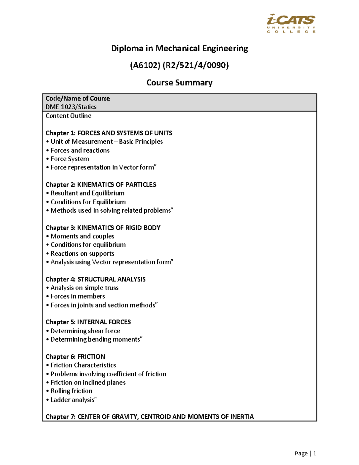 diploma-in-mechanical-engineering-course-syllabus-intake-2022