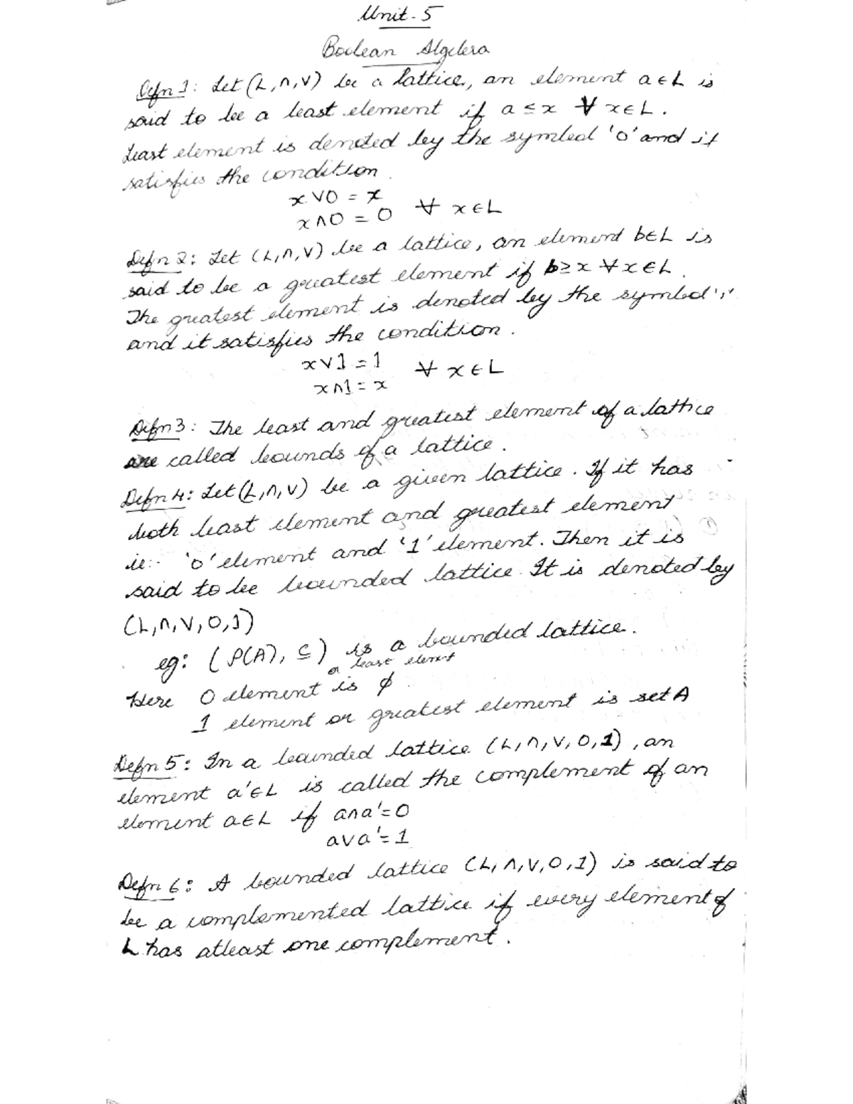 BOOLEAN ALGEBRA IN DISCRETE MATHEMATICS NOTES visual data 7
