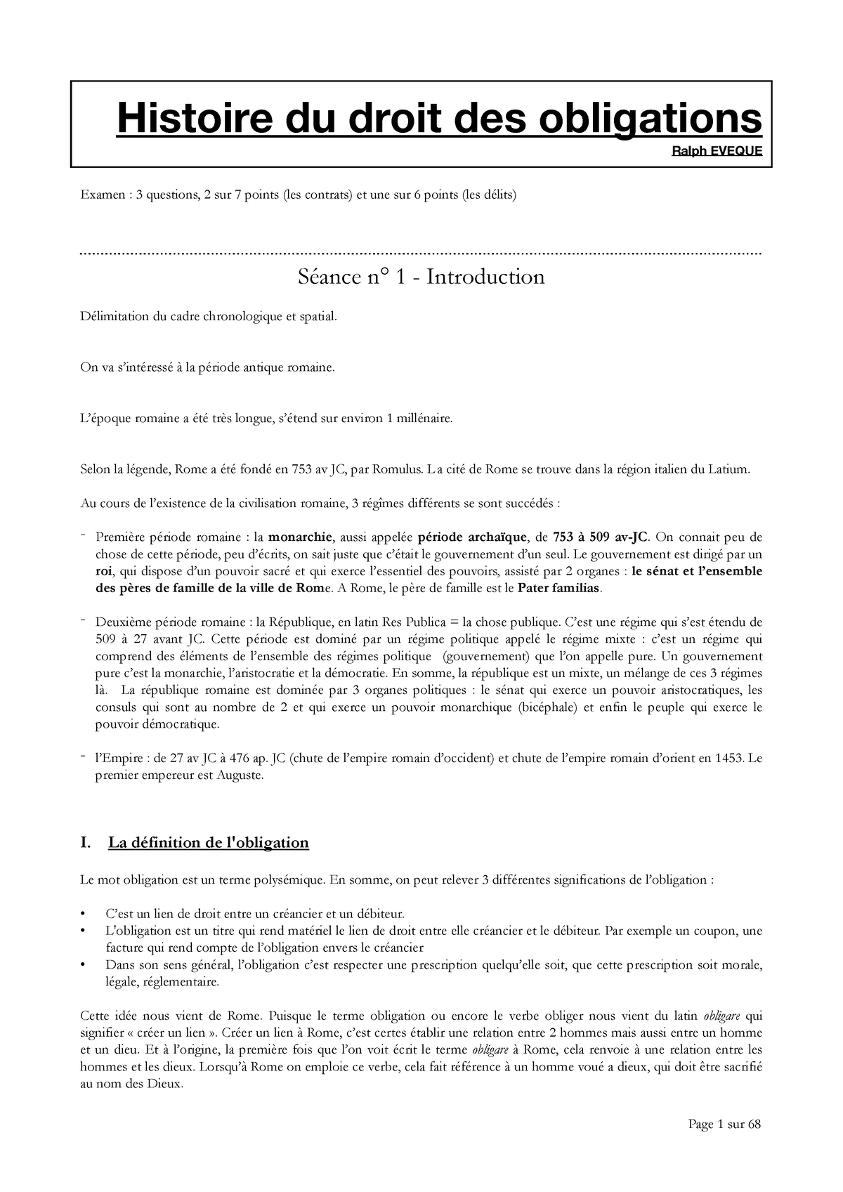 Histoire Du Droit Des Obligations Pdf - Histoire Du Droit Des ...