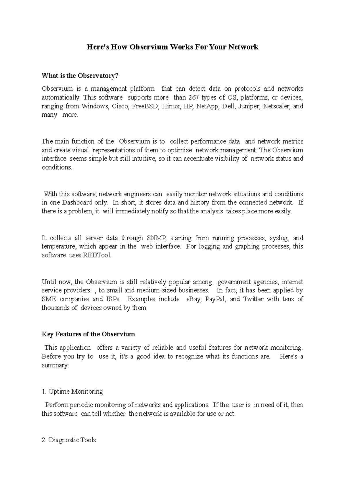 Here S How Observium Works For Your Network Here s How Observium