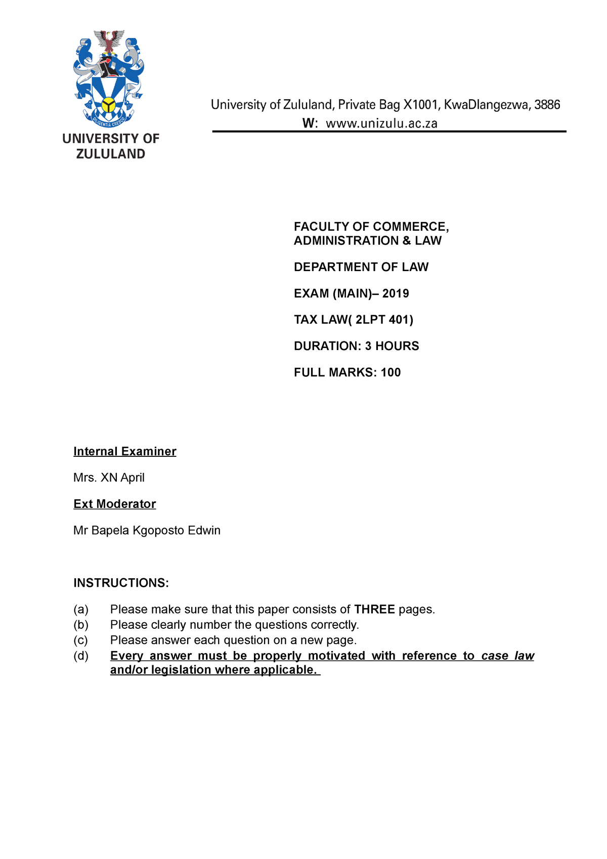 exam-4-june-2019-questions-faculty-of-commerce-administration-law