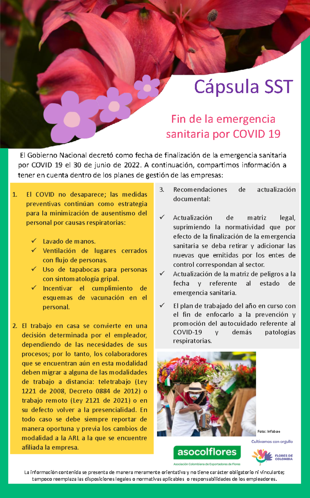 CAP SST S2022 Finalizacion Emergencia Sanitaria Fin de la emergencia