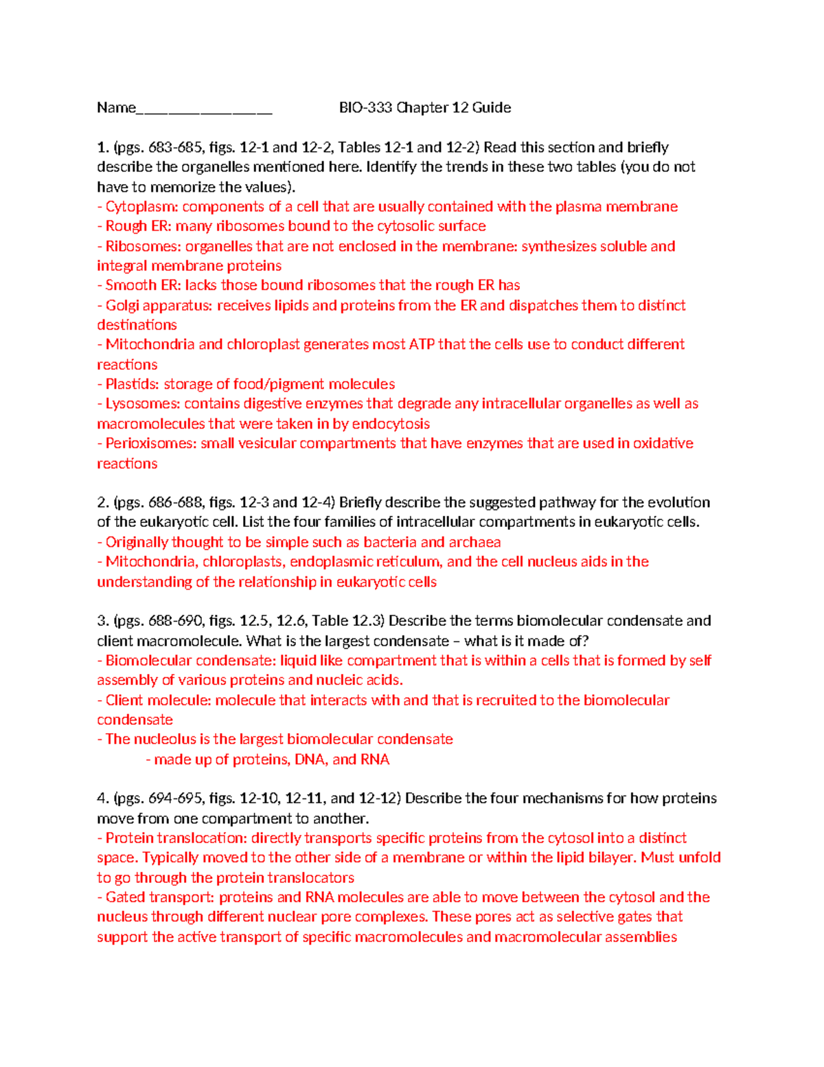 BIO-333 CH12 Guide 7e - Name_________________ BIO-333 Chapter 12 Guide ...