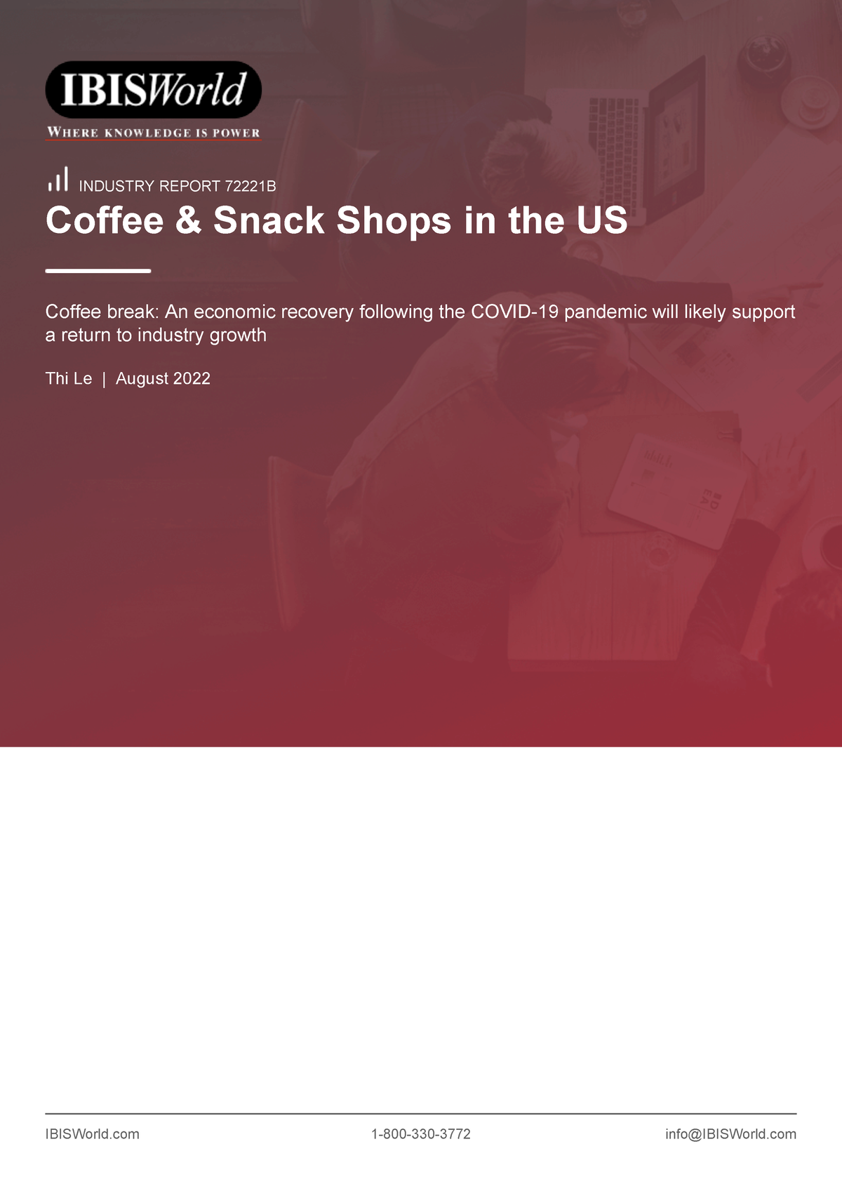 72221 B Coffee - Snack Shops In The US Industry Report - IBISWorld 1 ...