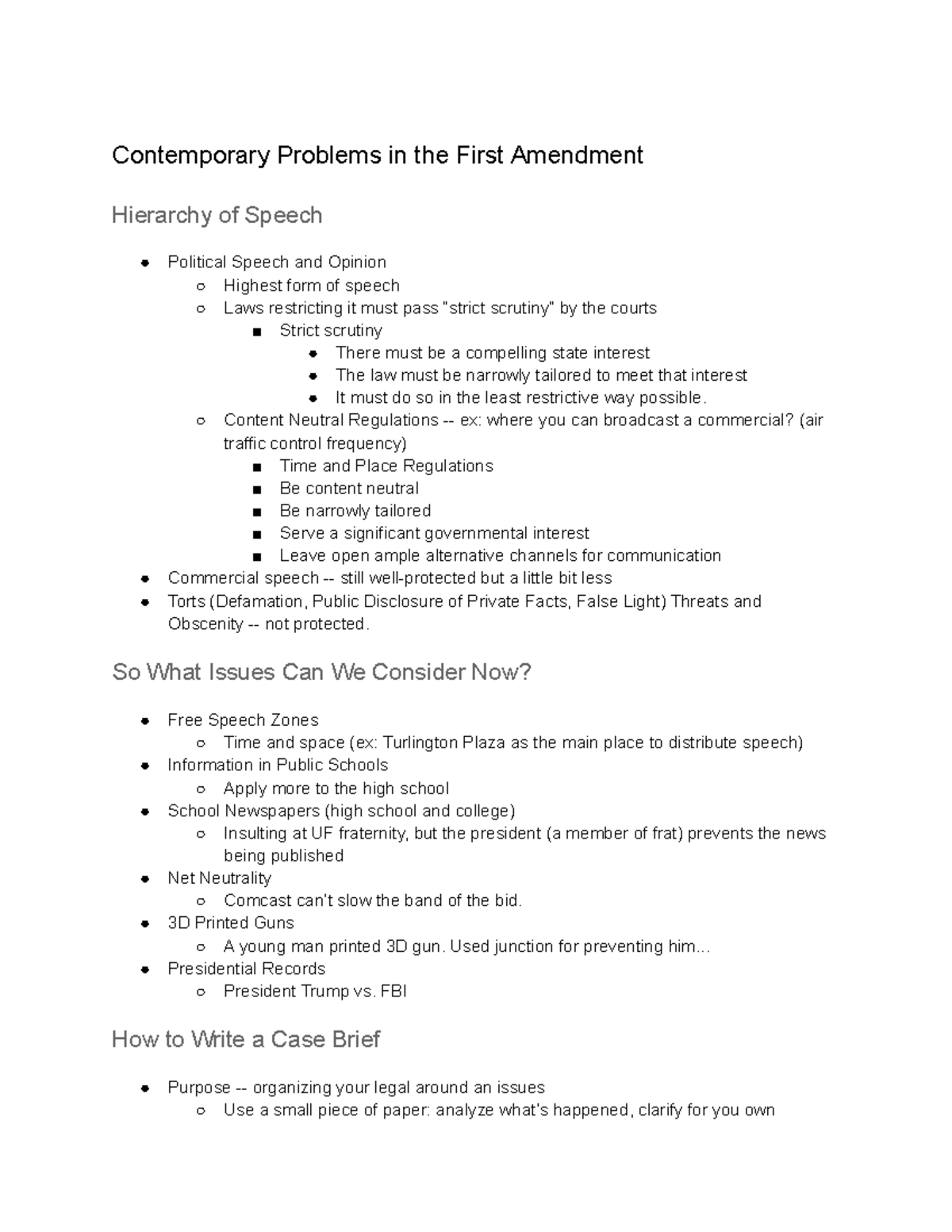 contemporary-problems-in-the-first-amendments-contemporary-problems