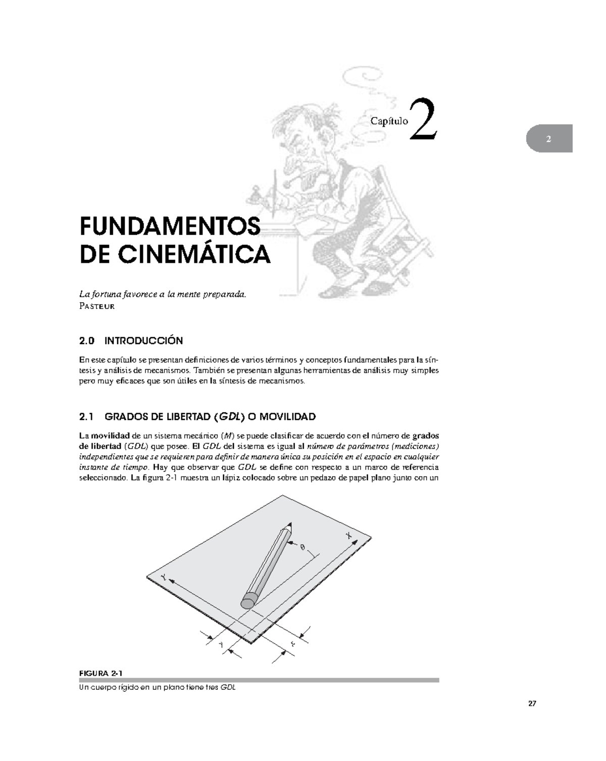 Cinematica De Mecanismos - 2 FUNDAMENTOS DE CINEMÁTICA La Fortuna ...