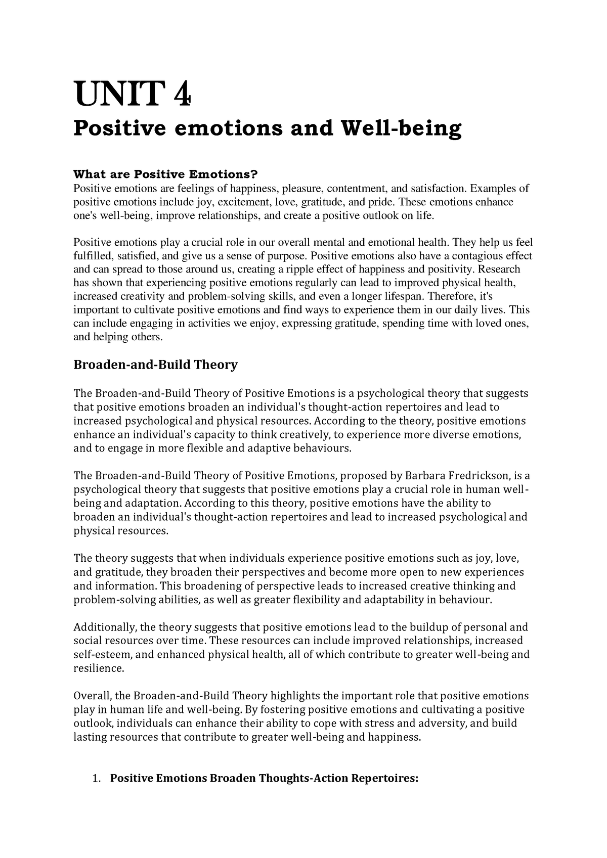 pp-unit-4-brief-summary-of-positive-emotions-unit-4-positive