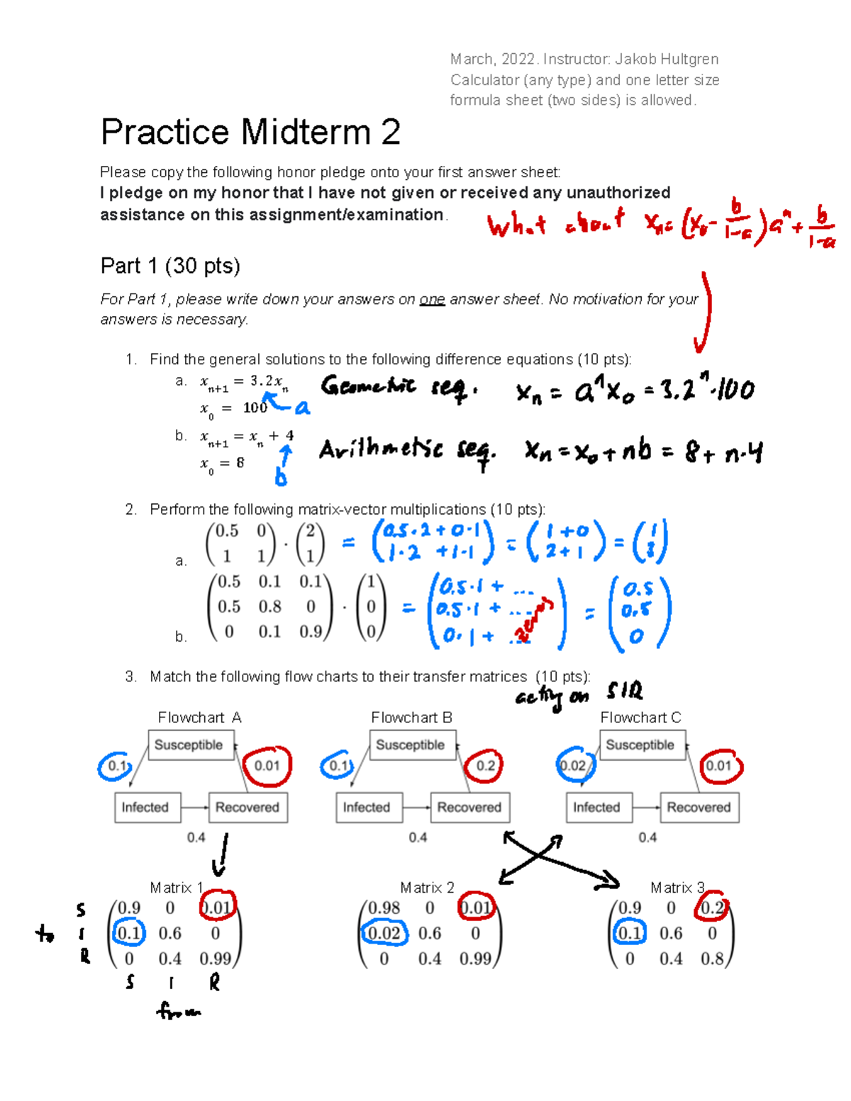 Practice+Midterm+2+Solutions - 0DUFK ,QVWUXFWRU -DNRE +XOWJUHQ ...