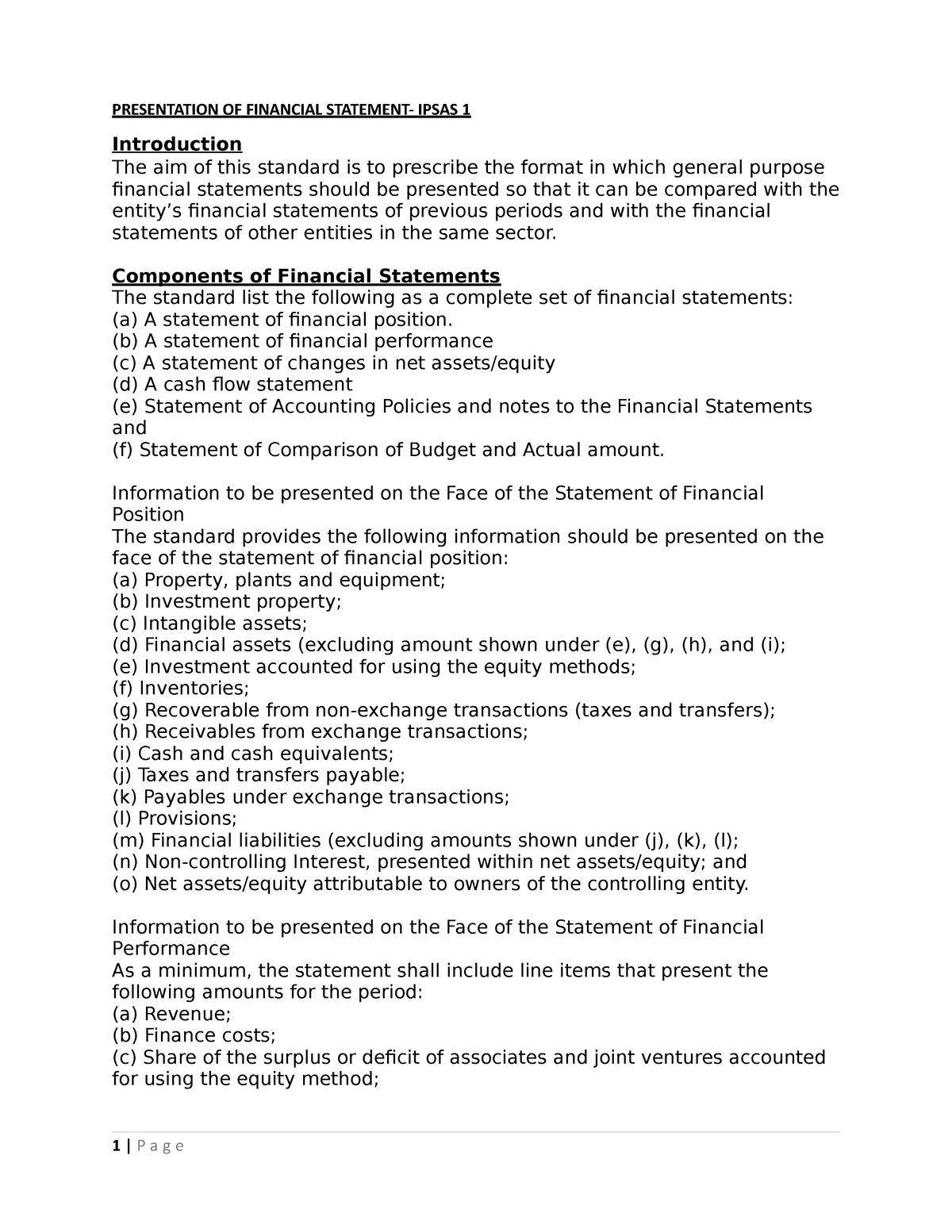 ipsas 1 presentation of financial statements pdf