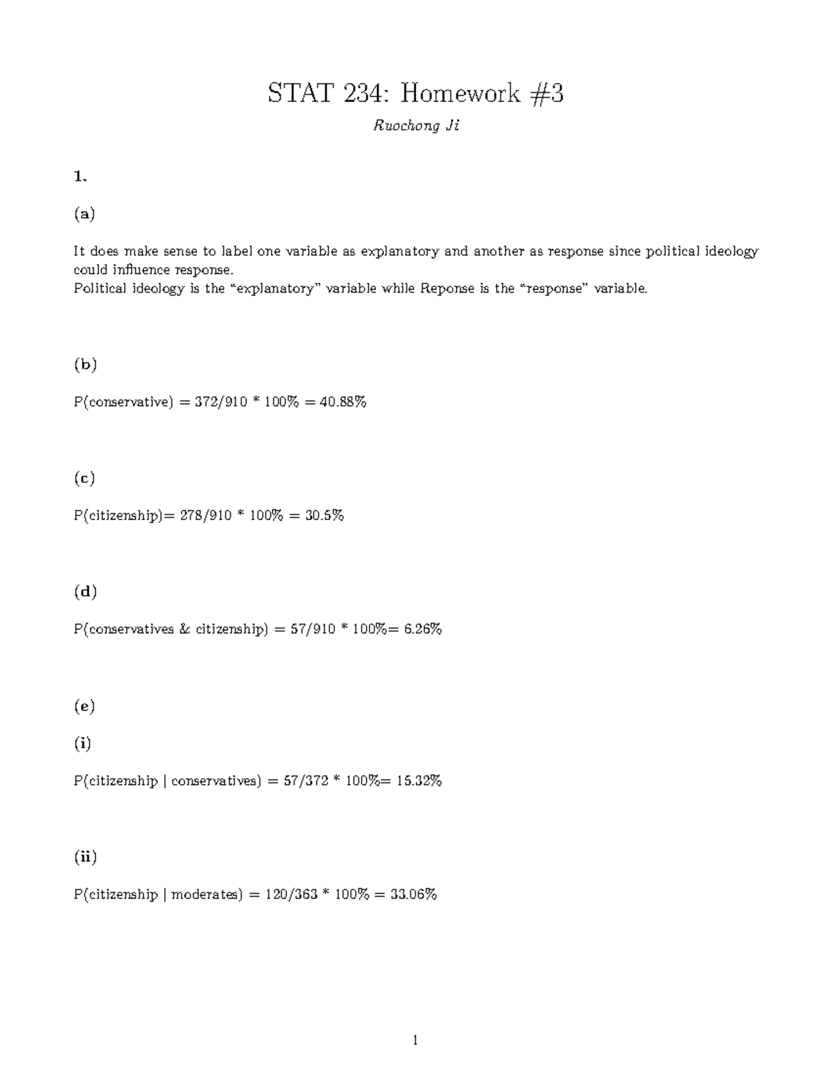 Hw3 3rd hw stat 234 homework 3 ruochong ji 1 a it does make