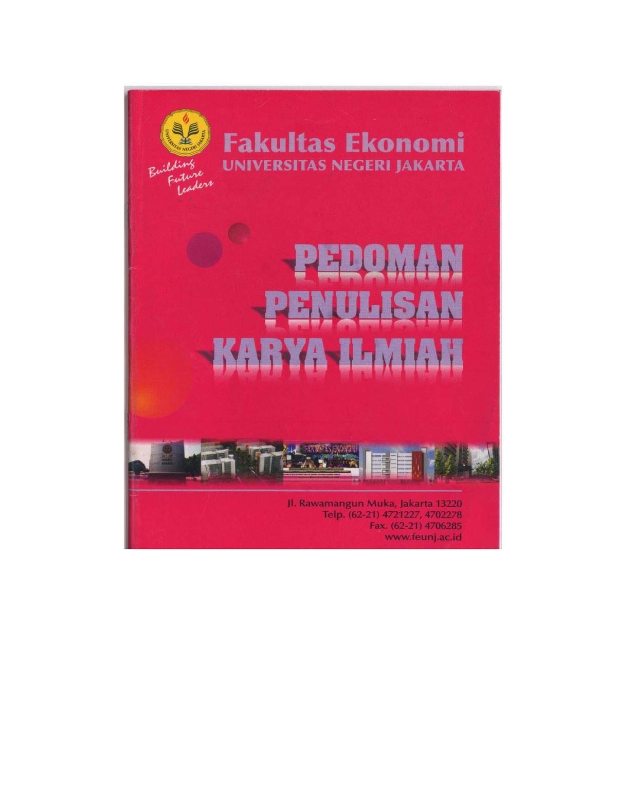 Pedoman- Penulisan- Karya- Ilmiah 0 - PEDOMAN PENULISAN KARYA ILMIAH ...