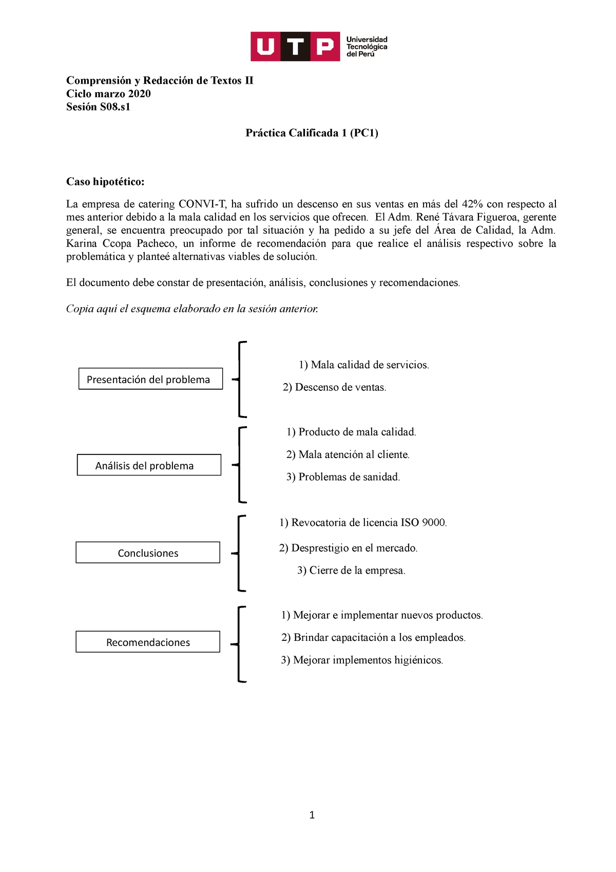 S08.s1 - Práctica Calificada 1 (PC1) Informe De Recomendación ...