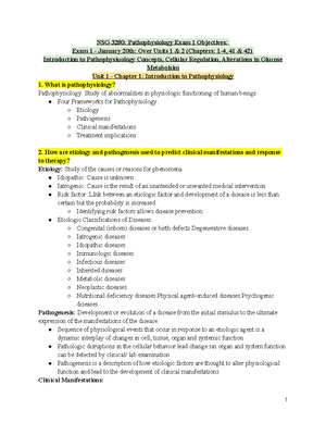 Patho STI Notes for Exam 4 - Sexually Transmitted Infections (STIs ...
