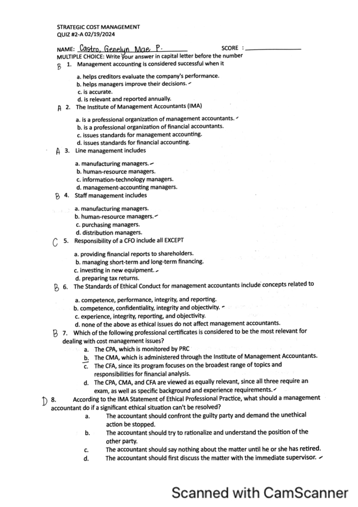 QUIZ 2 SET A C - nbhjvgugju - Intermediate accounting - Studocu