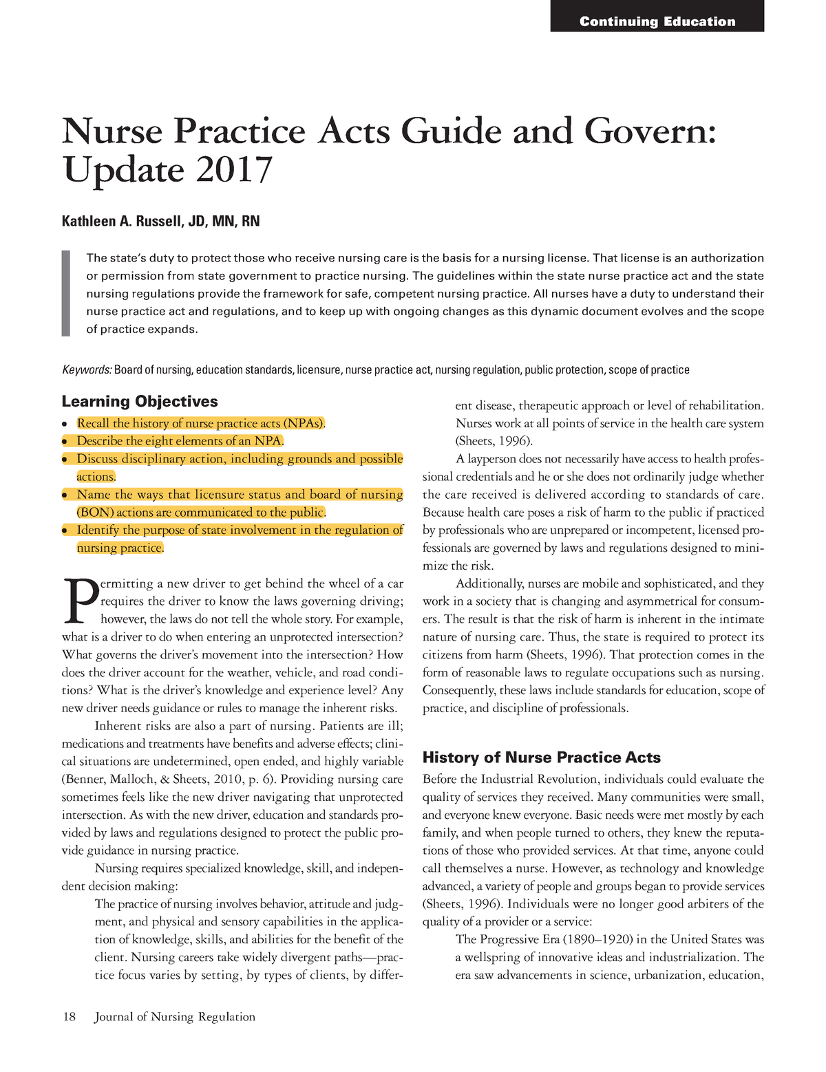 advocacy-article-3-18-journal-of-nursing-regulation-nurse-practice