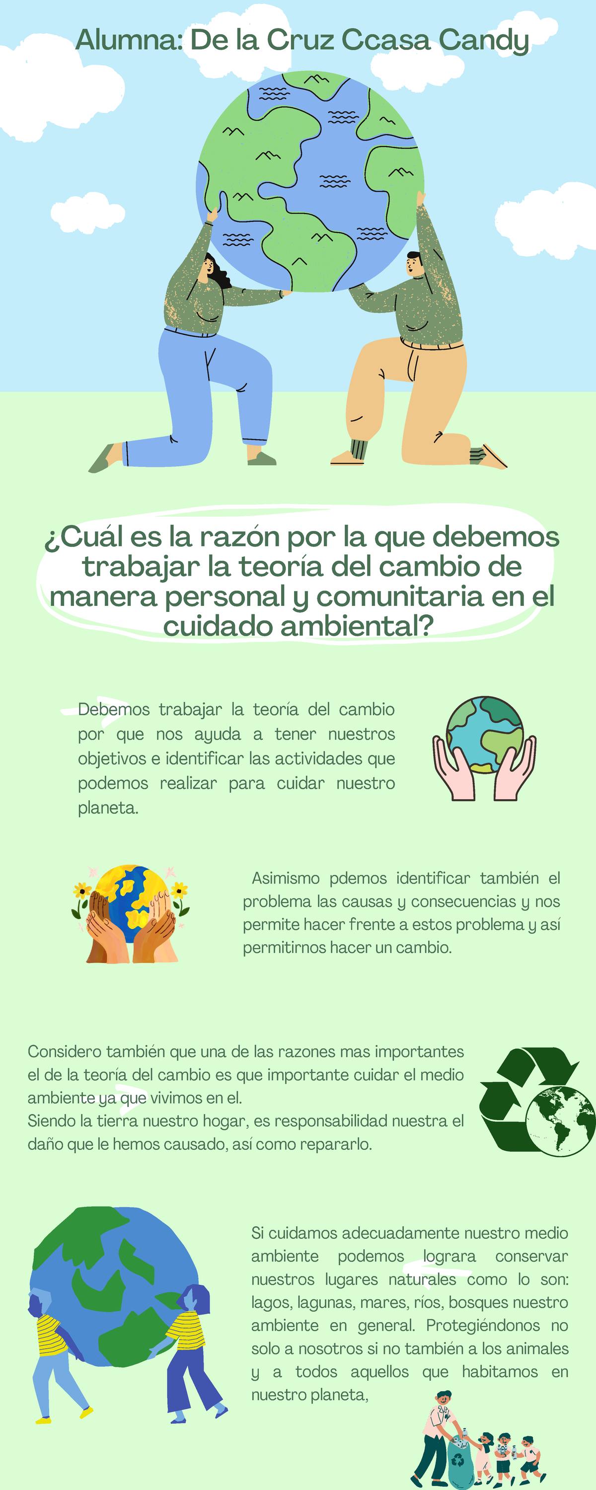 Infografía Para Preservar El Medio Ambiente Ilustrada ¿cuál Es La Razón Por La Que Debemos 