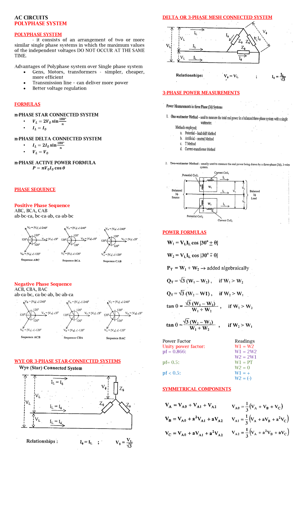 05-AC Circuits - Polyphase System - AC CIRCUITS POLYPHASE SYSTEM ...